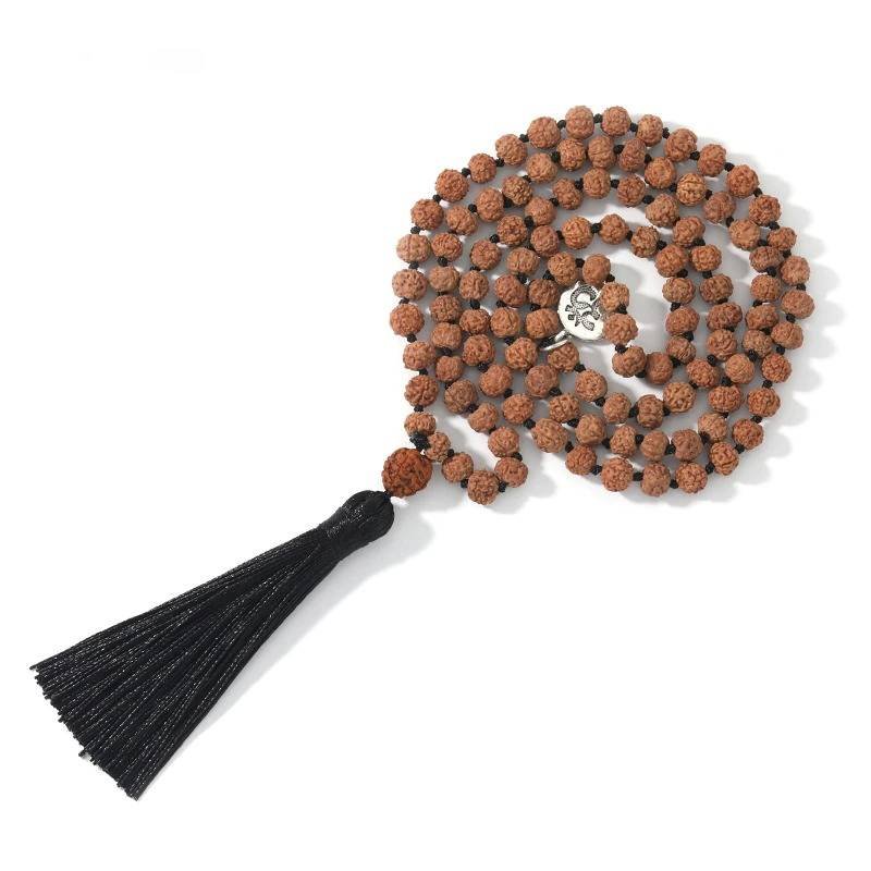 Tibetan Rudraksha seed mala
