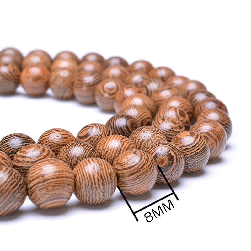 Tibetan wooden mala – Bild 3