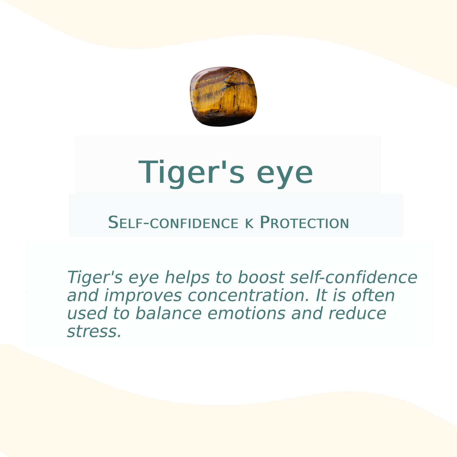 Bracelet "Protection & Prosperity" in Tiger's Eye, Citrine & Picture Jasper – Bild 3