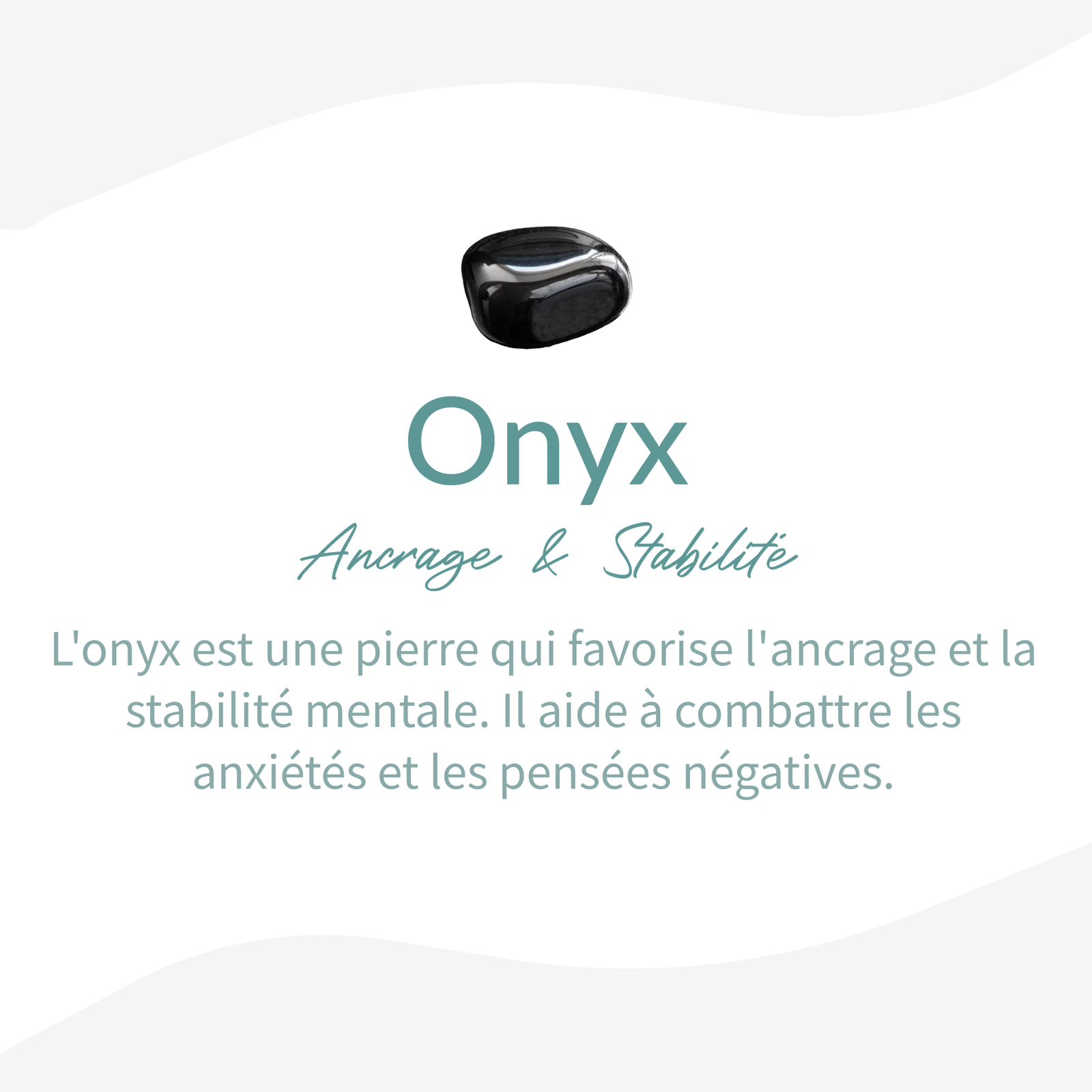 "Luck Clover Necklace" in Mother-of-Pearl or Onyx – Bild 7