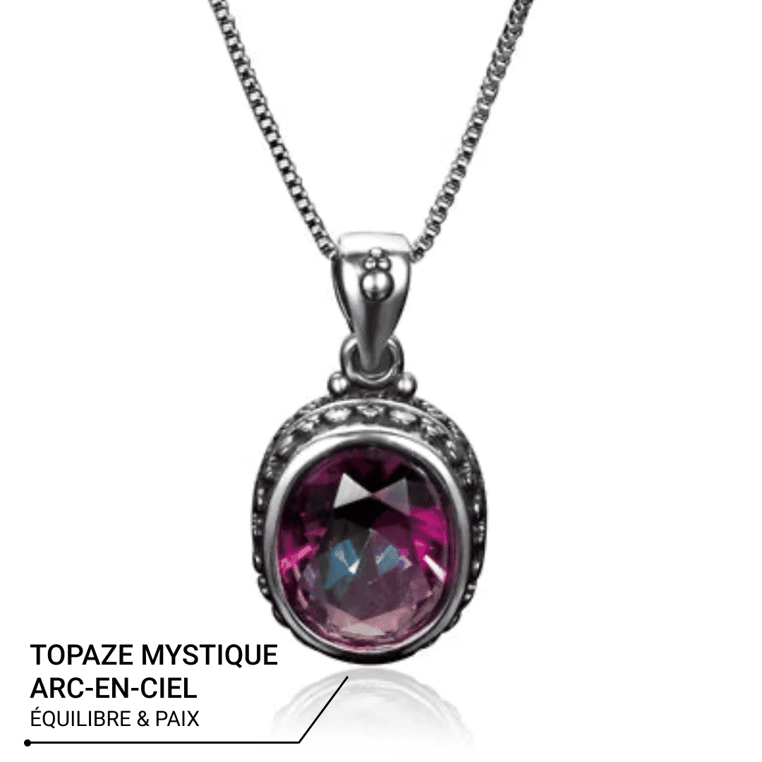 Serene Creativity pendant in Rainbow Mystic Topaz – Bild 3