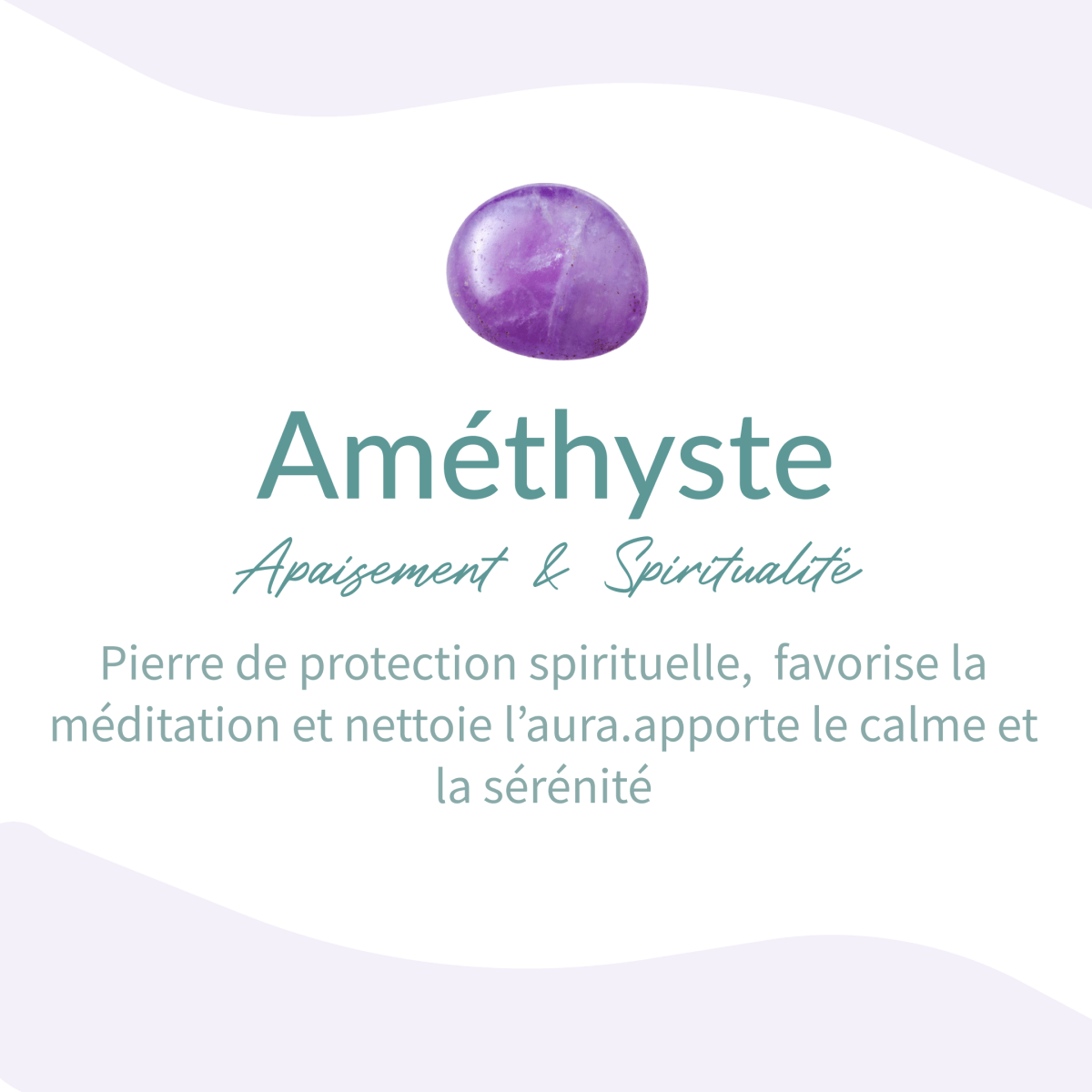 Amethyst "Drop" Pendant – Bild 5