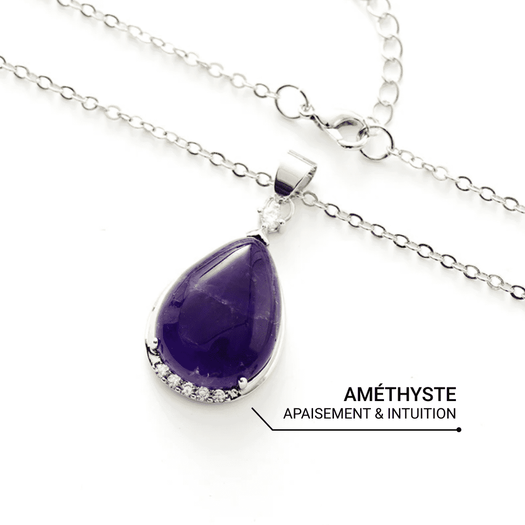 Amethyst "Drop" Pendant – Bild 4