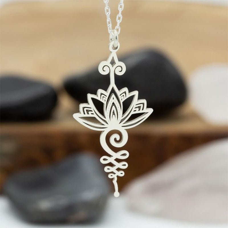 Lotus Unalome Pendant – Bild 4