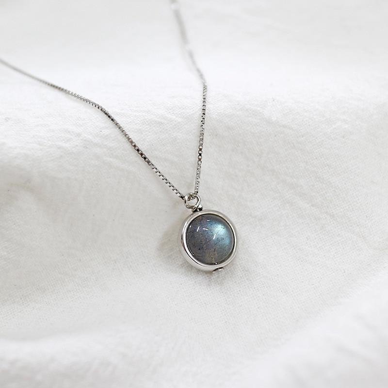 "Fine Pearl" Pendant in Labradorite – Bild 5