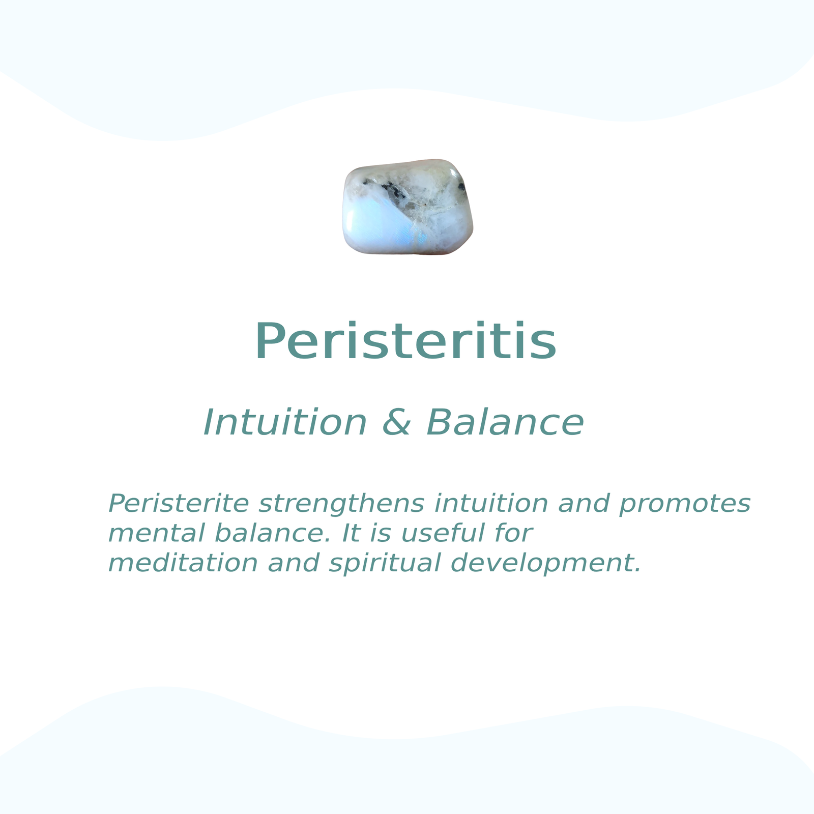 Bracelet "Anchorage & Light" in Spinel & Peristerite (White Labradorite) – Bild 3