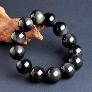 Armband „Wegweiser“ aus Himmelsaugen-Obsidian