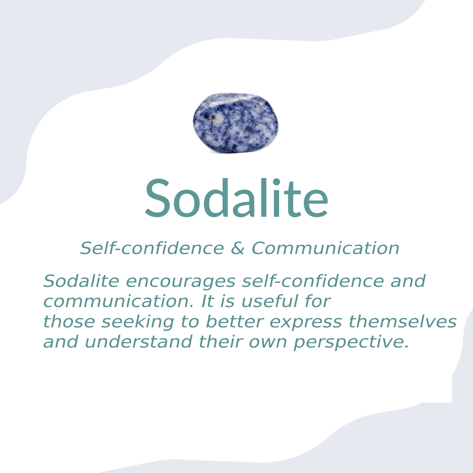 Bracelet "Quiétude" in Sodalite – Bild 5