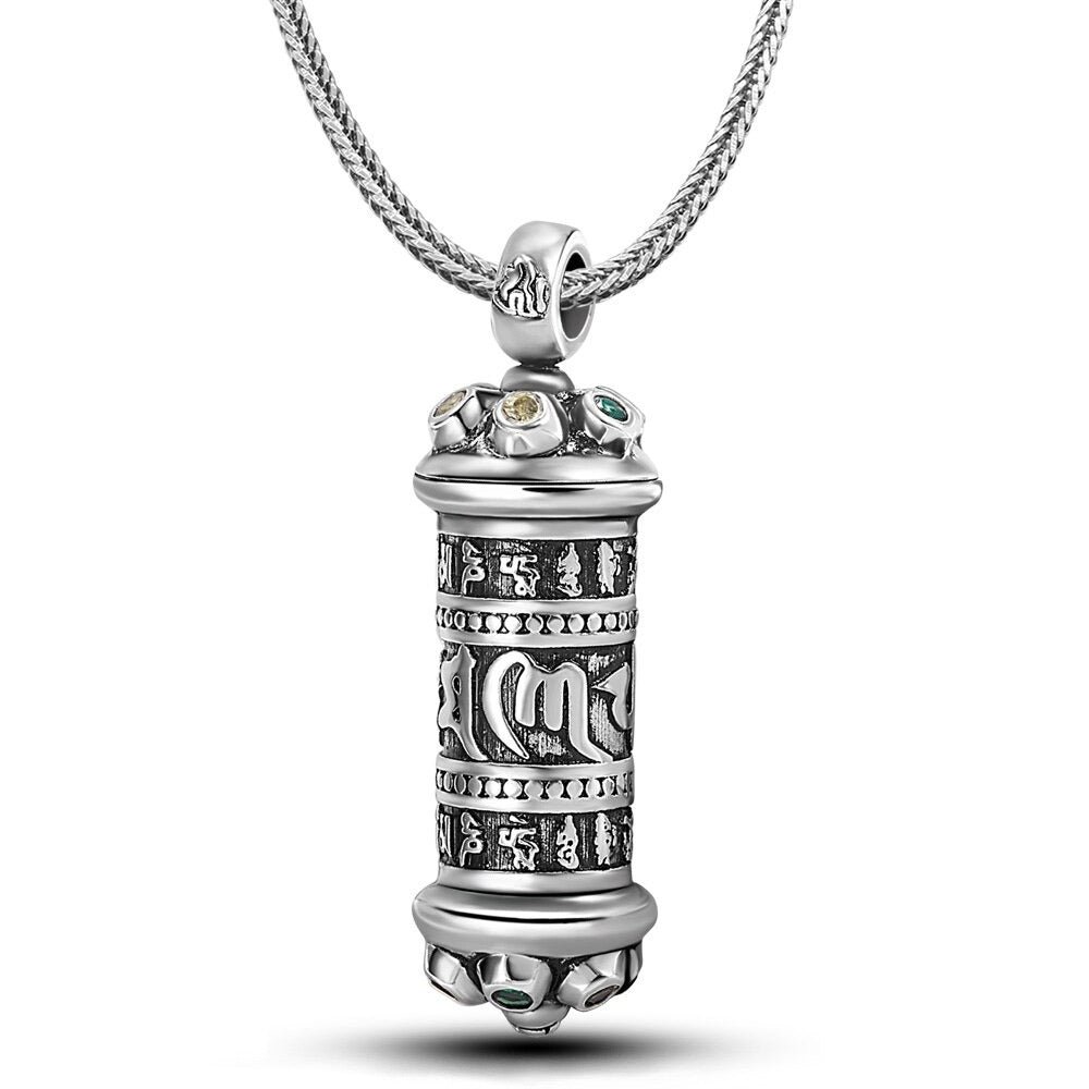 Tibetan silver necklace – Bild 2